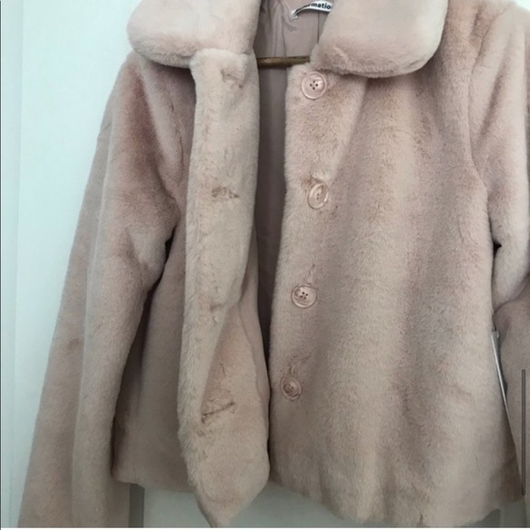 Reformation Hampton Coat in Pink Size S NWOT - Picture 5 of 7